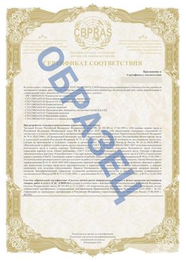 Образец Приложение к СТО 01.064.00220722.2-2020 Пыть-ях Сертификат СТО 01.064.00220722.2-2020 